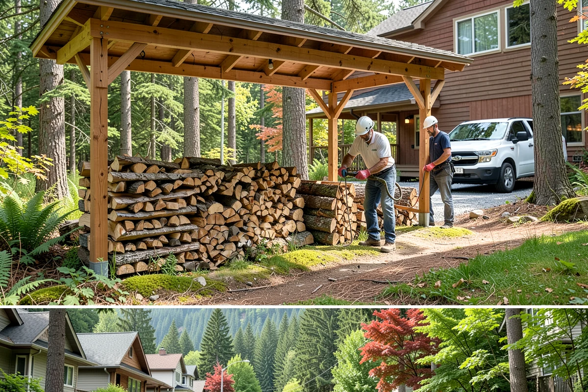 Firewood Restocking in Darrington, WA - Set up restocking before winter so your automatic refills carry you through the coldest, wettest months.