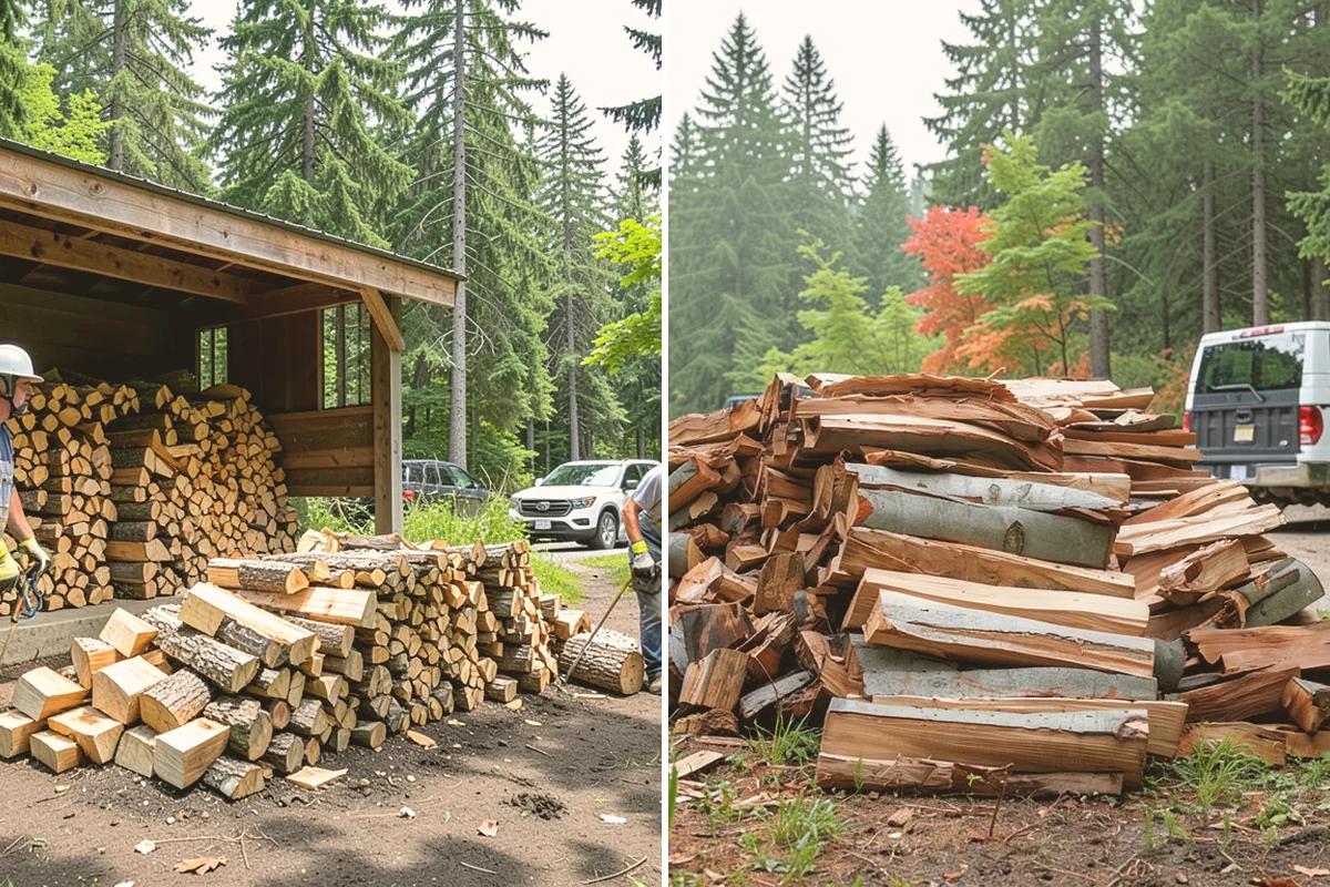 Firewood Restocking in Eatonville, Pierce County, WA - We estimate how quickly you go through wood