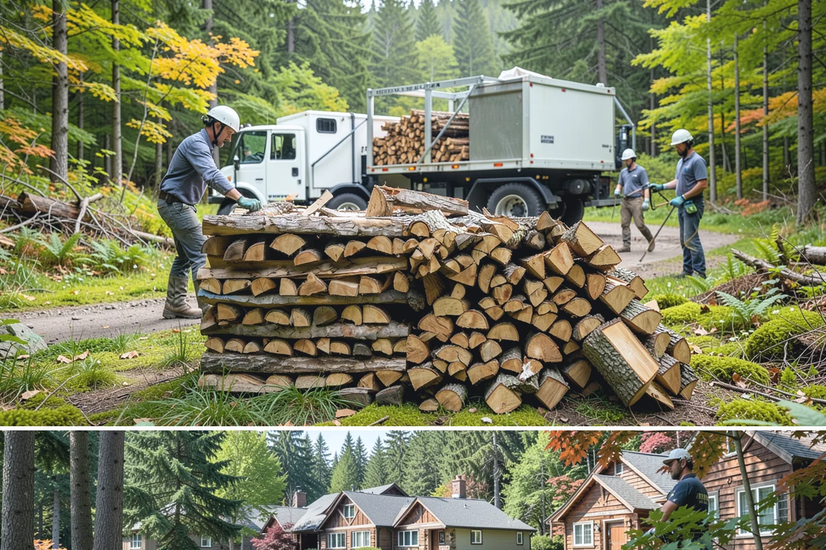 Firewood Restocking in Edgewood, WA - Set up restocking before winter so your automatic refills carry you through the coldest, wettest months.