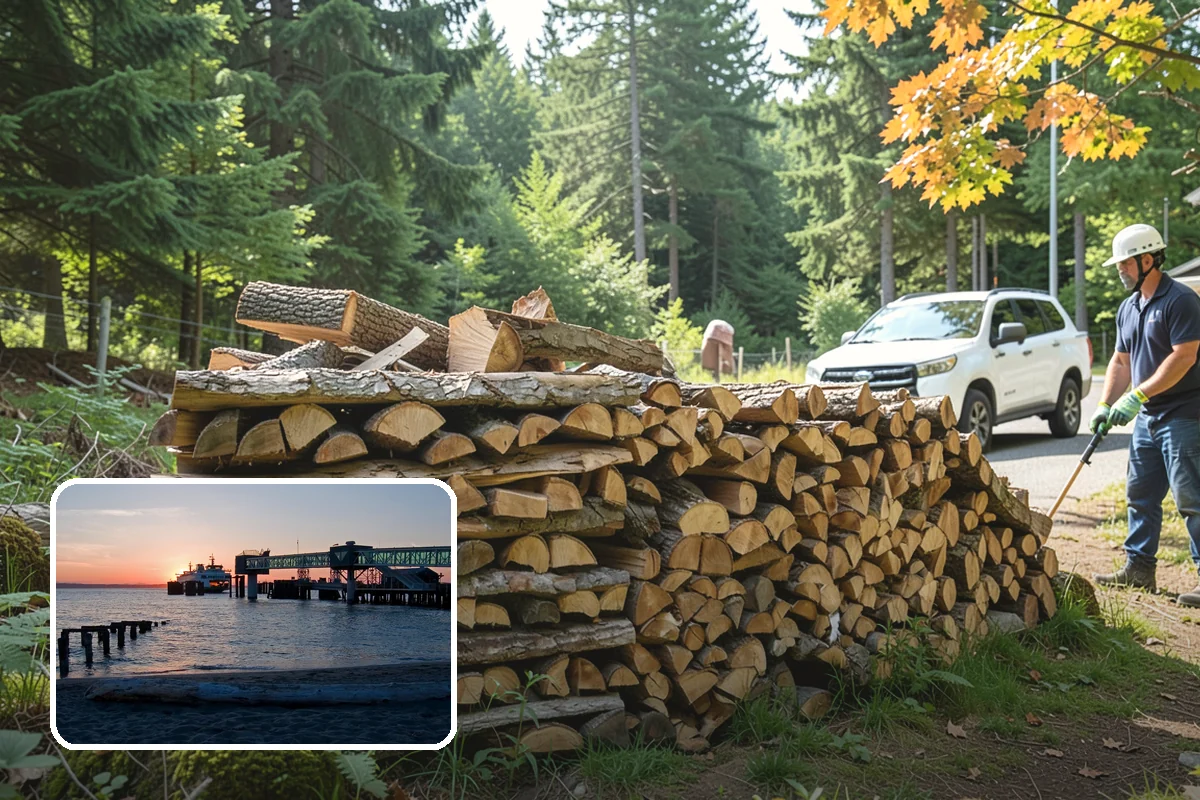Firewood Restocking in Edmonds, Snohomish County, WA - Never run out during the cold season