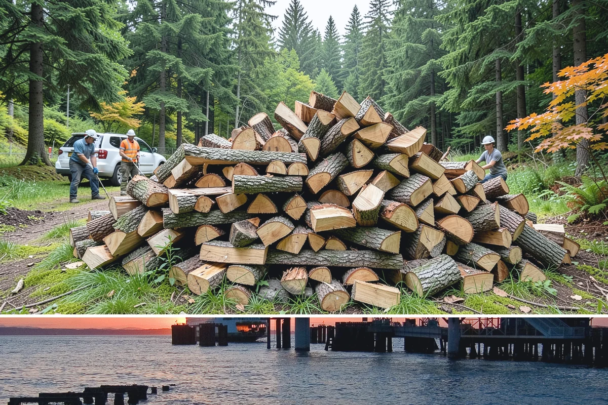 Firewood Restocking in Edmonds, Snohomish County, WA - Set up restocking before winter so your automatic refills carry you through the coldest, wettest months.