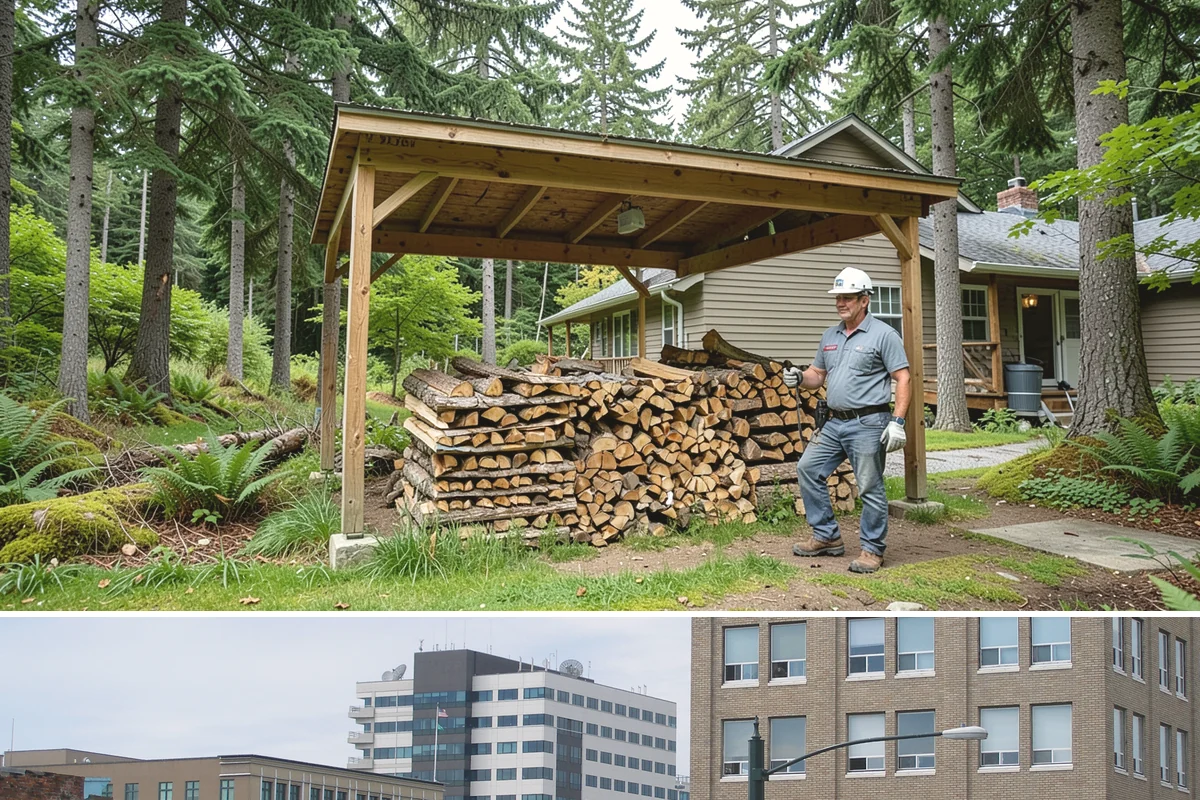 Firewood Restocking in Everett, Snohomish County, WA - Set up restocking before winter so your automatic refills carry you through the coldest, wettest months.