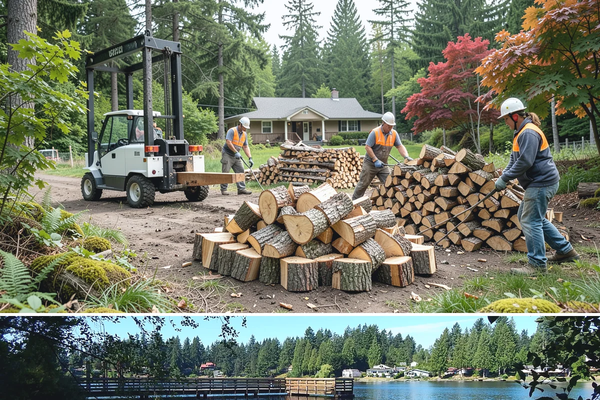Firewood Restocking in Federal Way, King County, WA - Set up restocking before winter so your automatic refills carry you through the coldest, wettest months.