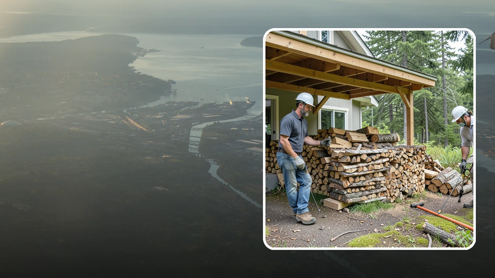 Firewood Restocking in Fife, Pierce County, WA - We monitor and refill your firewood supply on a recurring basis so you never run out during the heating season.