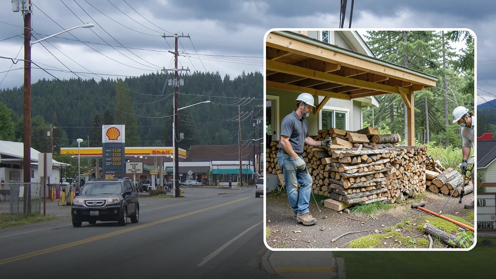 Firewood Restocking in Granite Falls, Snohomish County, WA - We monitor and refill your firewood supply on a recurring basis so you never run out during the heating season.