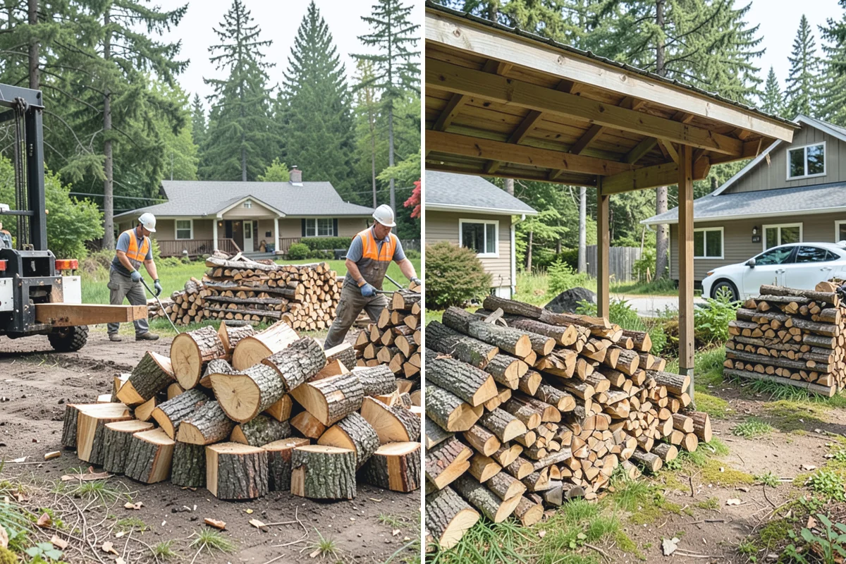 Firewood Restocking in Granite Falls, Snohomish County, WA - We estimate how quickly you go through wood