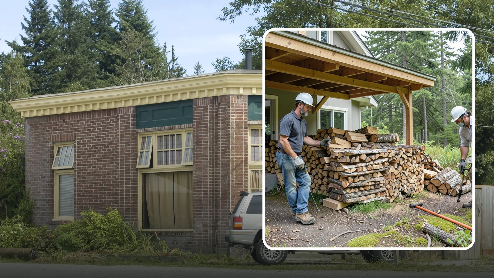 Firewood Restocking in Hamilton, Skagit County, WA - We monitor and refill your firewood supply on a recurring basis so you never run out during the heating season.