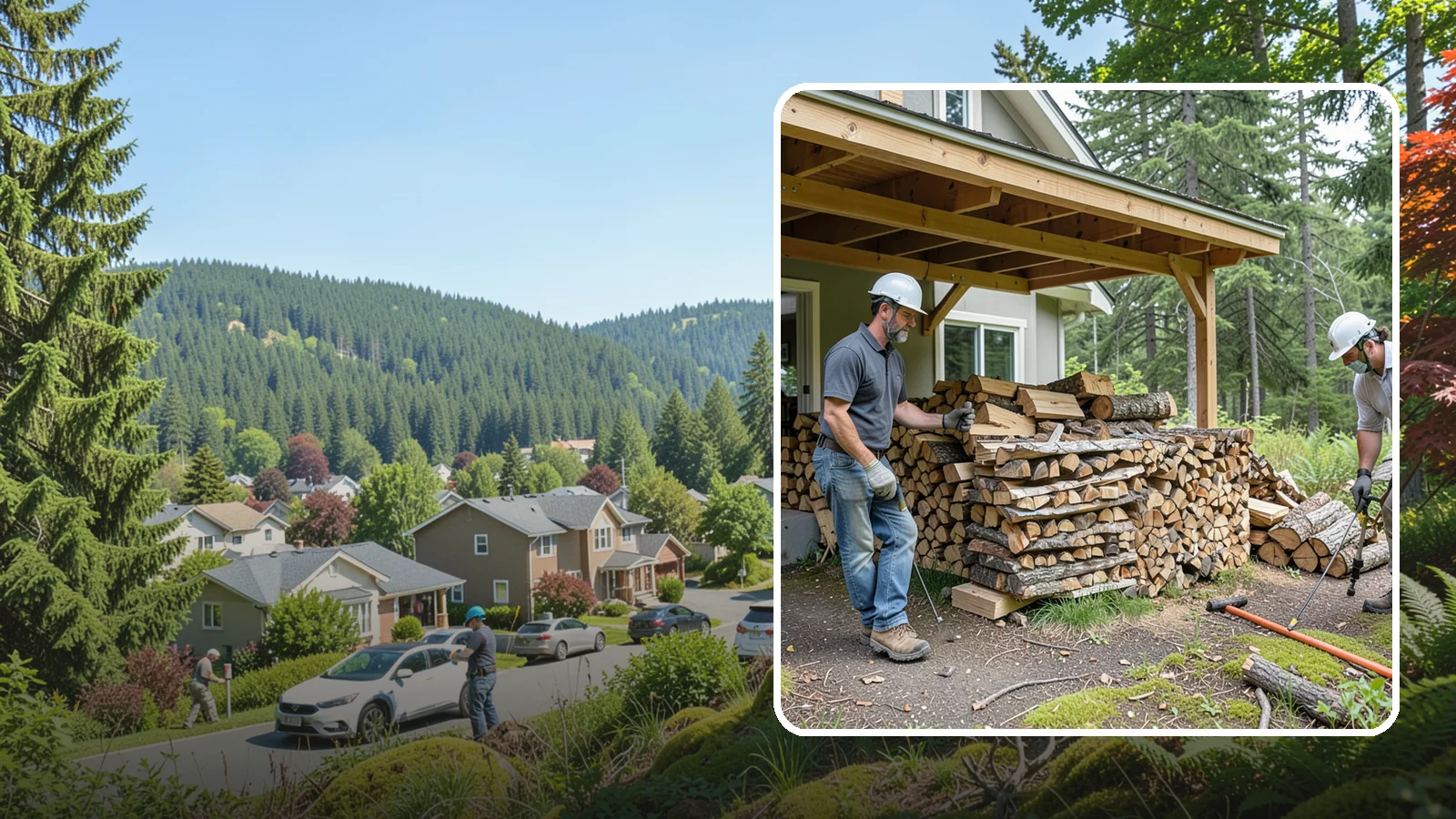 Firewood Restocking in Index, Snohomish County, WA - We monitor and refill your firewood supply on a recurring basis so you never run out during the heating season.