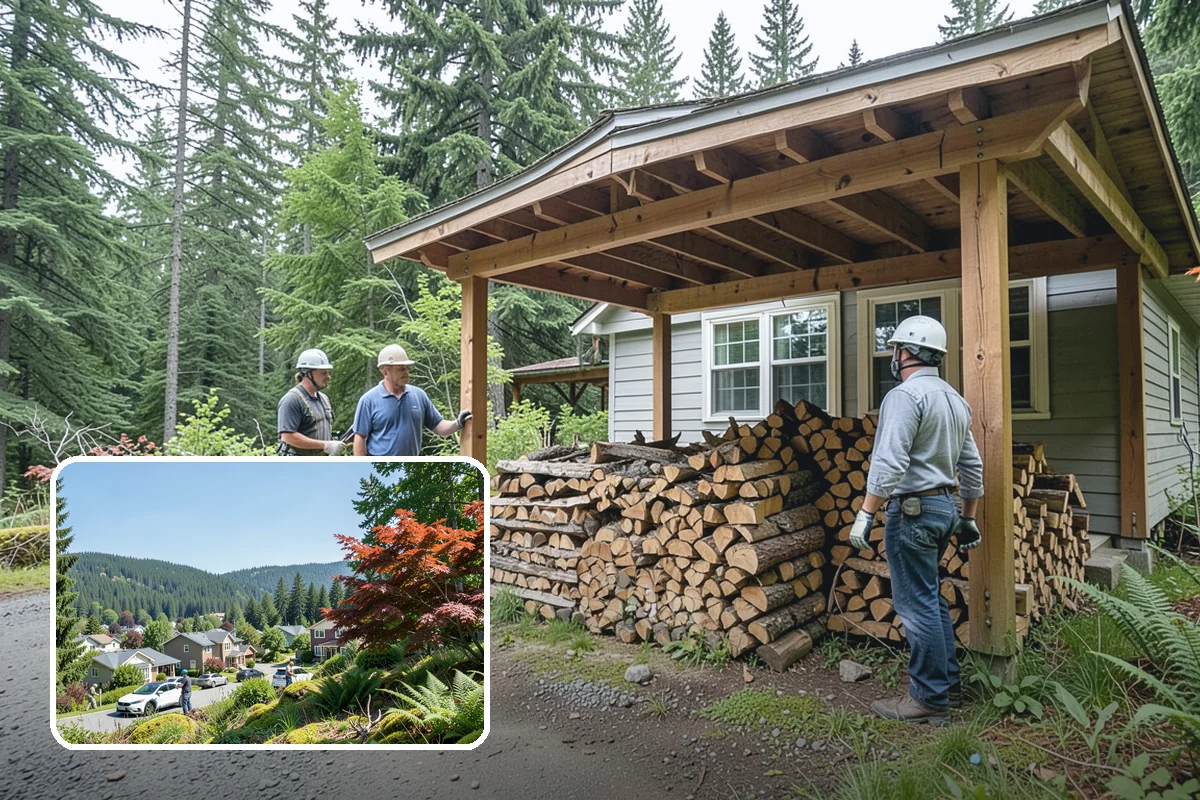 Firewood Restocking in Index, Snohomish County, WA - Never run out during the cold season