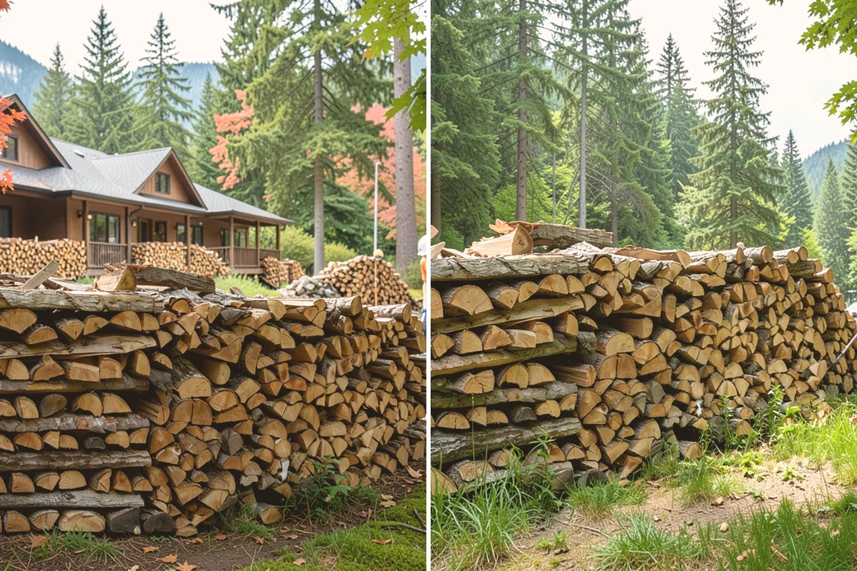 Firewood Restocking in Index, Snohomish County, WA - We estimate how quickly you go through wood