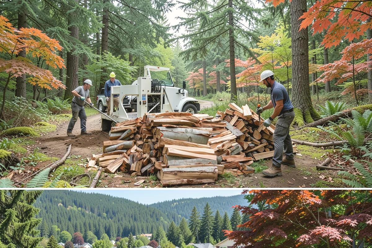 Firewood Restocking in Index, Snohomish County, WA - Set up restocking before winter so your automatic refills carry you through the coldest, wettest months.