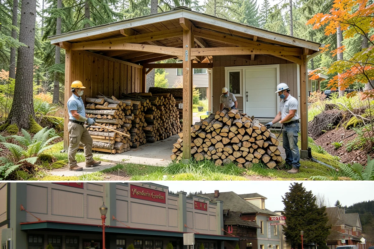 Firewood Restocking in Issaquah, King County, WA - Set up restocking before winter so your automatic refills carry you through the coldest, wettest months.