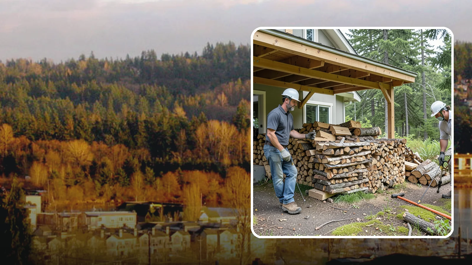 Firewood Restocking in Kenmore, King County, WA - We monitor and refill your firewood supply on a recurring basis so you never run out during the heating season.