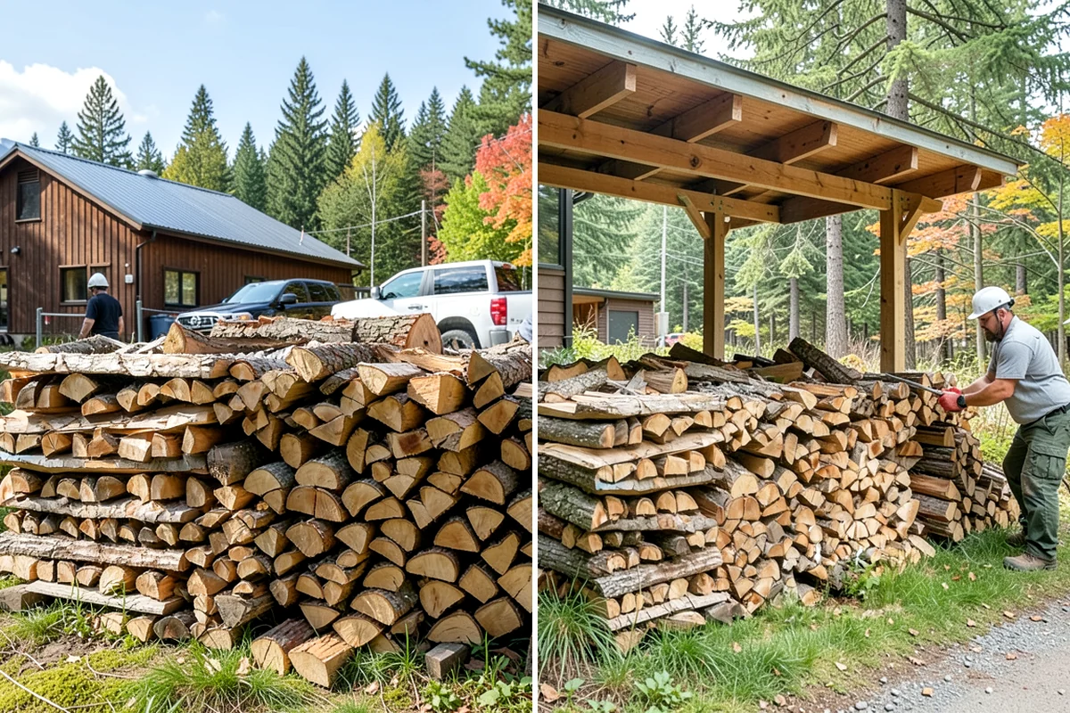 Firewood Restocking in Kenmore, King County, WA - We estimate how quickly you go through wood
