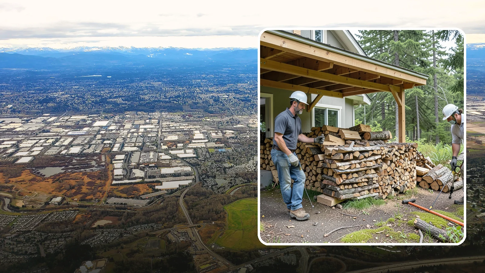 Firewood Restocking in Kent, King County, WA - We monitor and refill your firewood supply on a recurring basis so you never run out during the heating season.