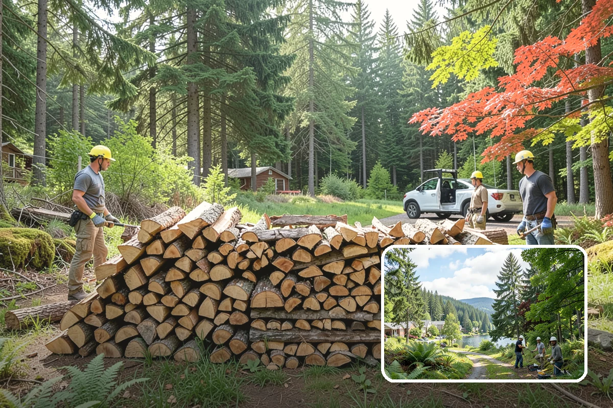 Firewood Restocking in Lake Forest Park, King County, WA - Never run out during the cold season