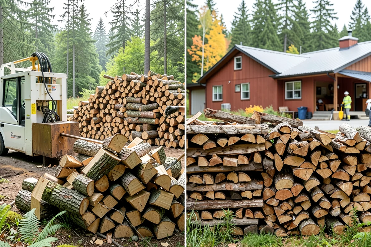 Firewood Restocking in Lake Forest Park, King County, WA - We estimate how quickly you go through wood