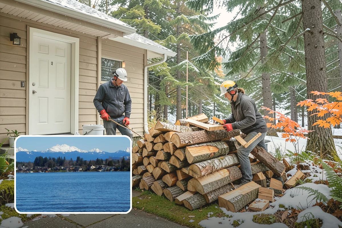 Firewood Restocking in Lake Stevens, Snohomish County, WA - Never run out during the cold season