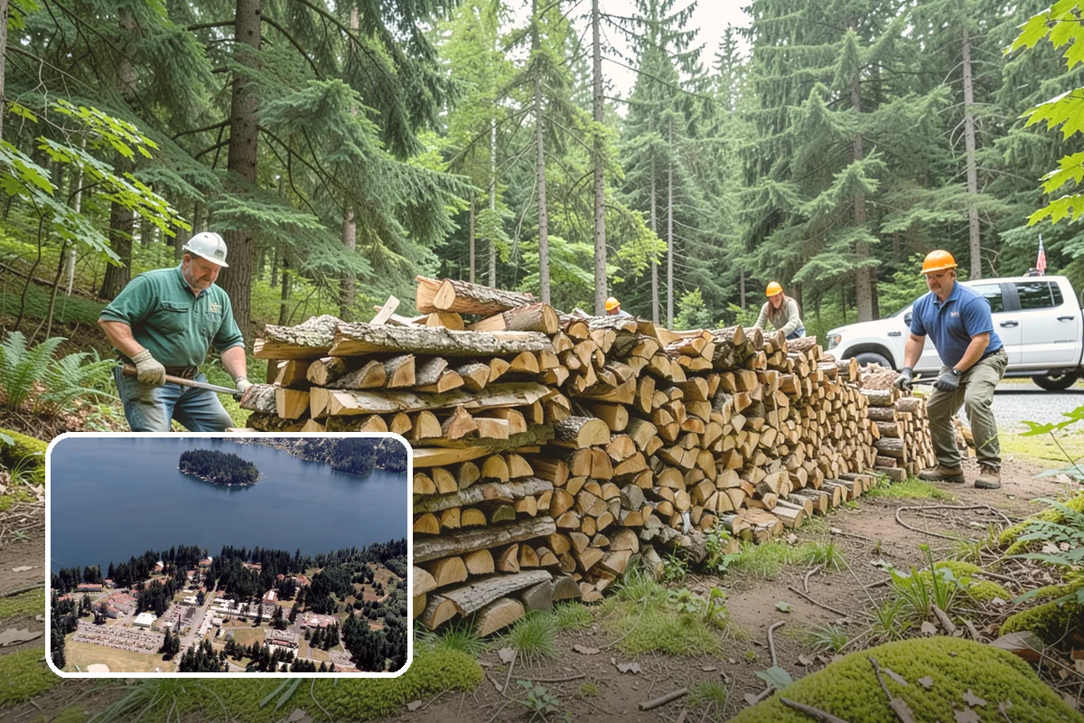 Firewood Restocking in Lakewood, Pierce County, WA - Never run out during the cold season