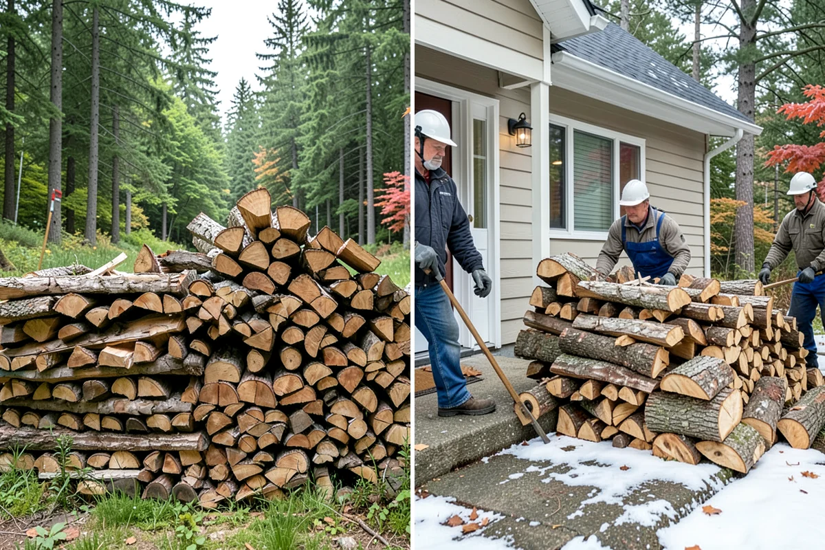 Firewood Restocking in Lyman, WA - We estimate how quickly you go through wood
