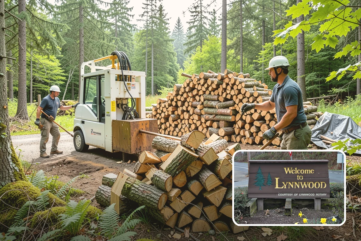 Firewood Restocking in Lynnwood, Snohomish County, WA - Never run out during the cold season