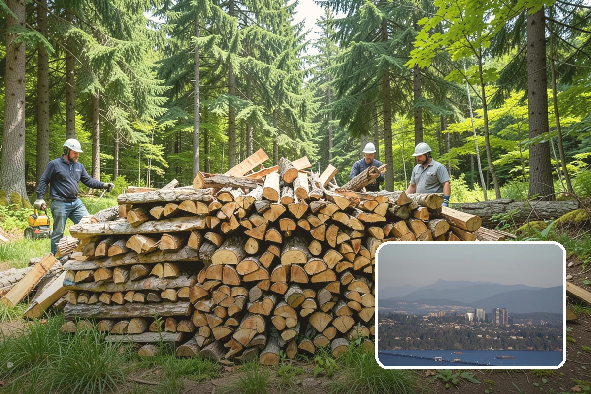 Firewood Restocking in Medina, King County, WA - Never run out during the cold season