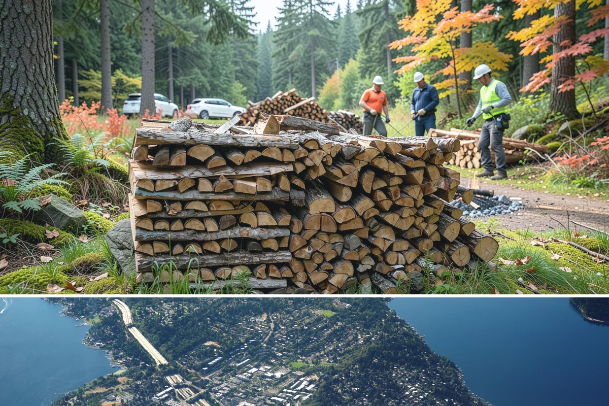 Firewood Restocking in Mercer Island, King County, WA - Set up restocking before winter so your automatic refills carry you through the coldest, wettest months.