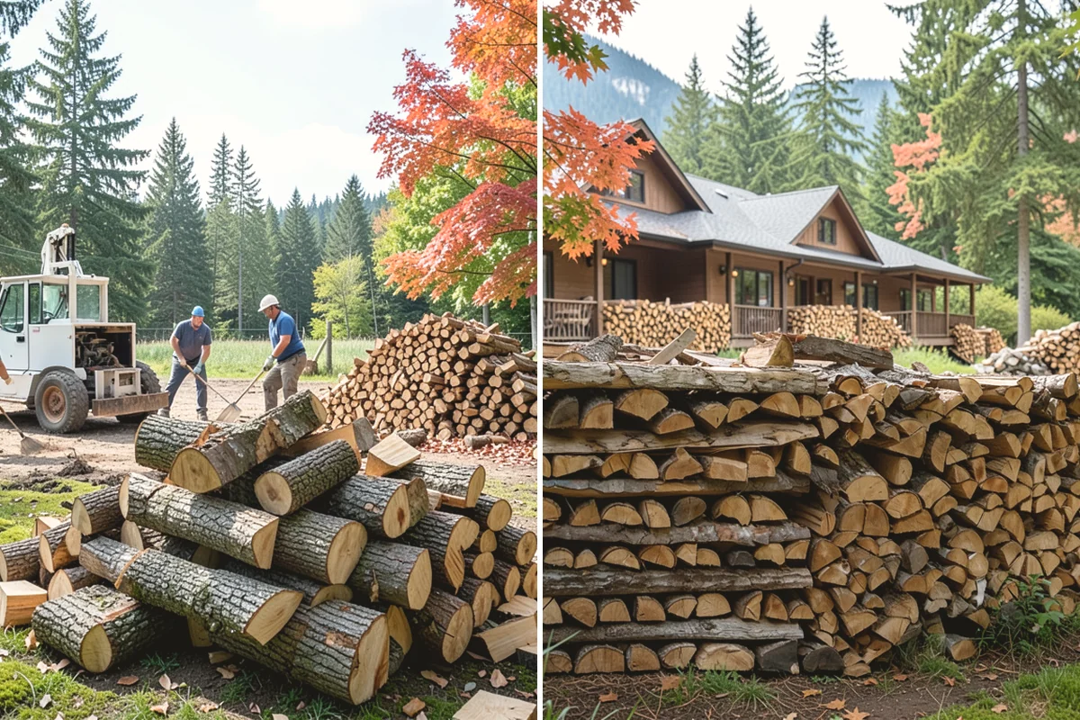 Firewood Restocking in Mill Creek, Snohomish County, WA - We estimate how quickly you go through wood
