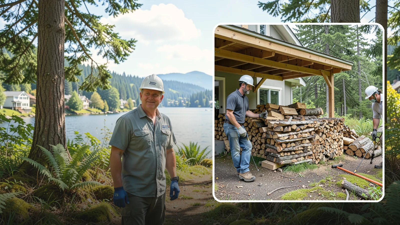Firewood Restocking in Milton, King County, WA - We monitor and refill your firewood supply on a recurring basis so you never run out during the heating season.