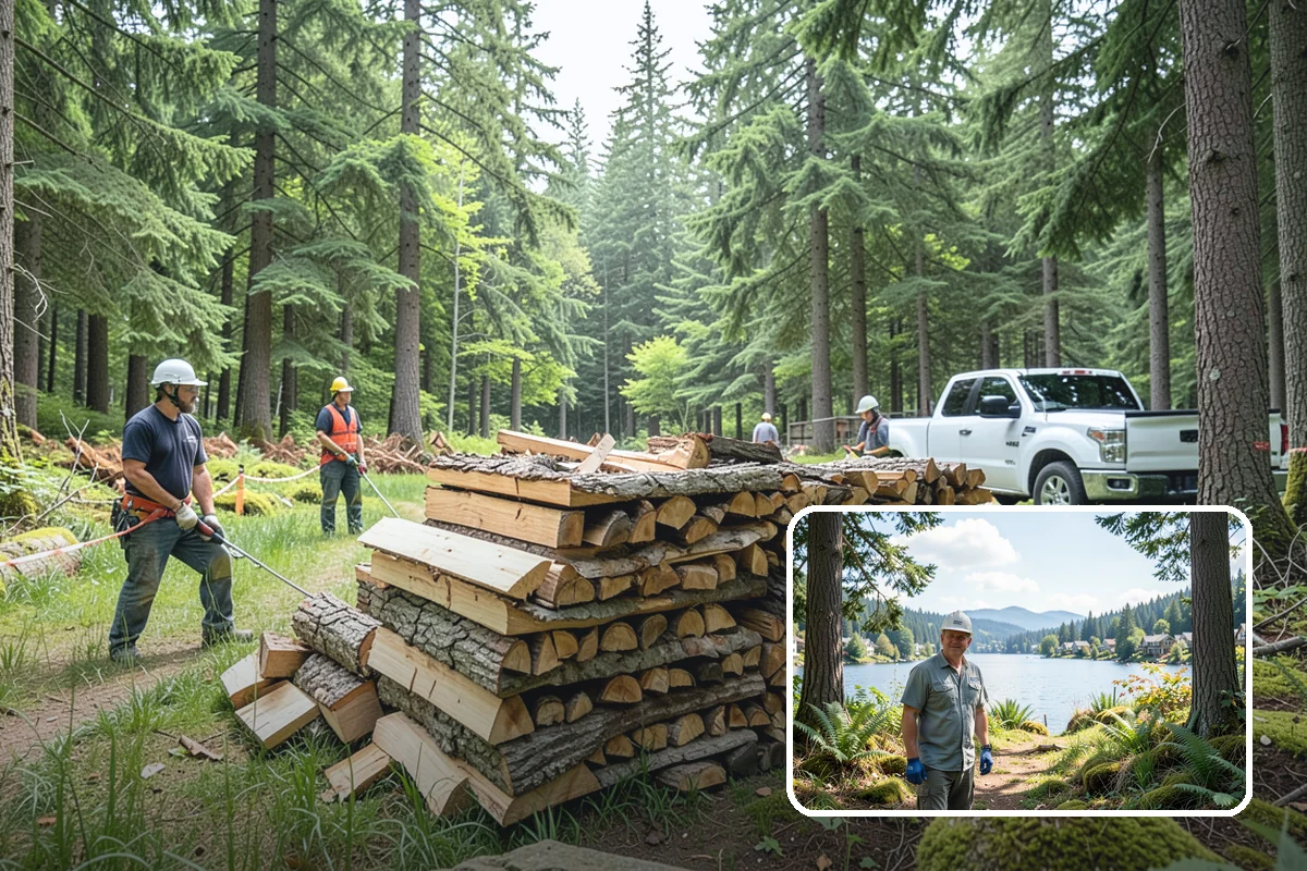 Firewood Restocking in Milton, King County, WA - Never run out during the cold season