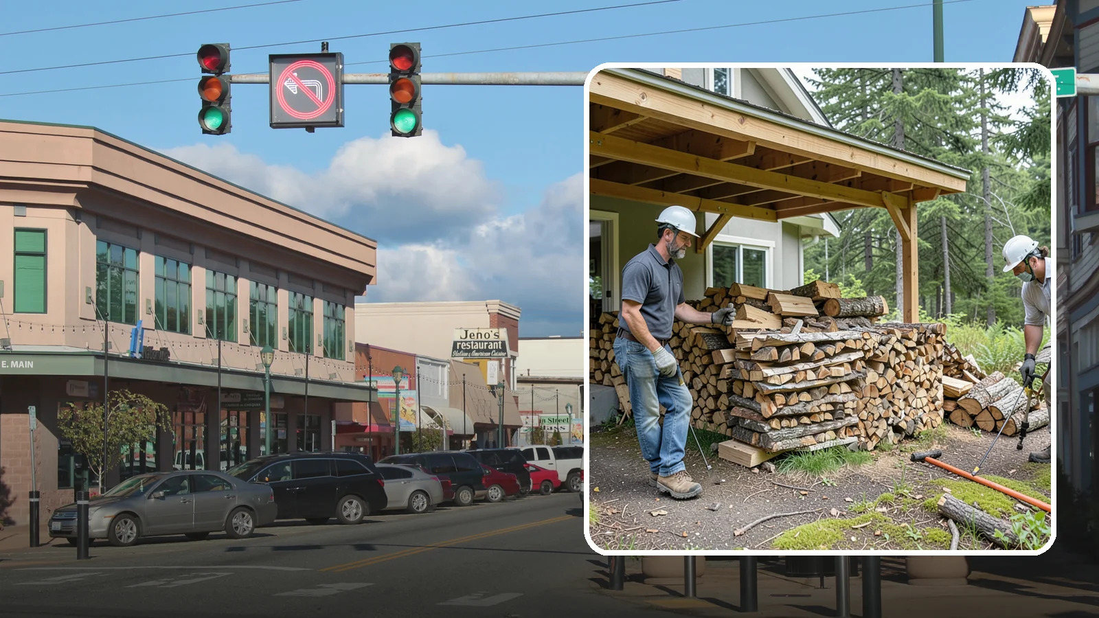 Firewood Restocking in Monroe, Snohomish County, WA - We monitor and refill your firewood supply on a recurring basis so you never run out during the heating season.
