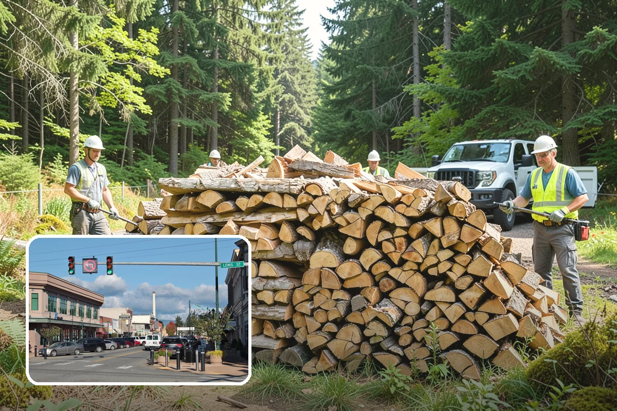 Firewood Restocking in Monroe, Snohomish County, WA - Never run out during the cold season
