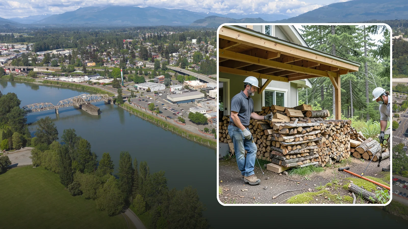 Firewood Restocking in Mount Vernon, WA - We monitor and refill your firewood supply on a recurring basis so you never run out during the heating season.