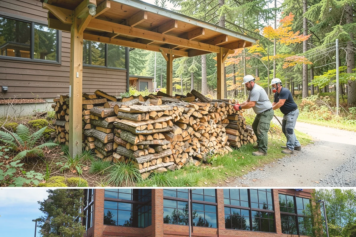 Firewood Restocking in Mountlake Terrace, Snohomish County, WA - Set up restocking before winter so your automatic refills carry you through the coldest, wettest months.