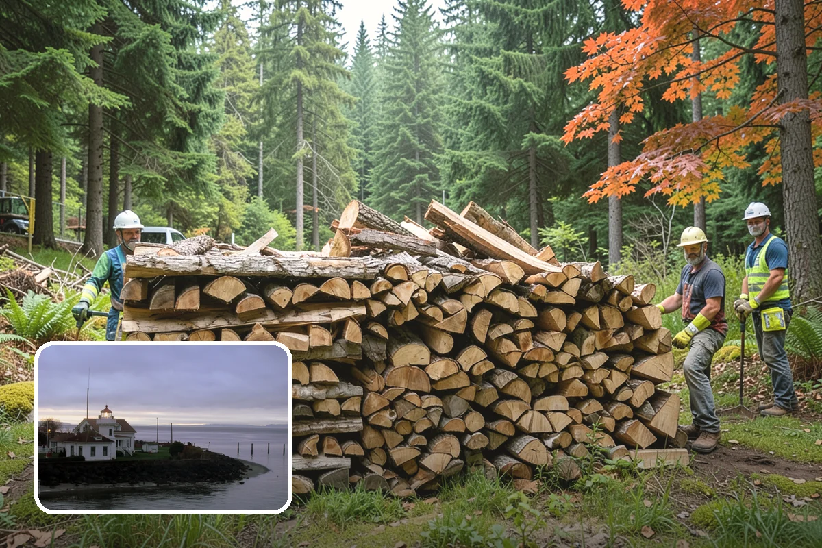 Firewood Restocking in Mukilteo, Snohomish County, WA - Never run out during the cold season