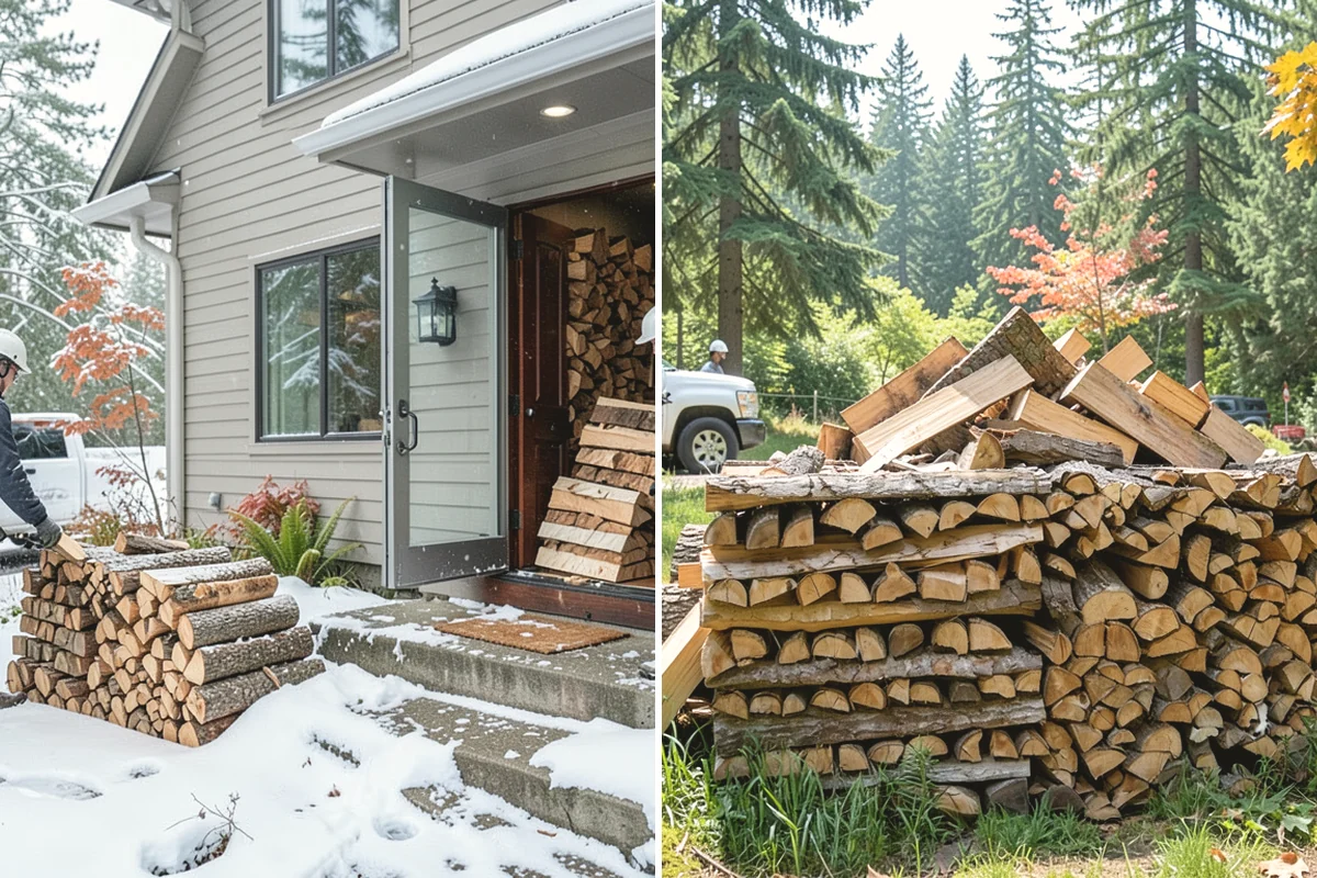 Firewood Restocking in Mukilteo, Snohomish County, WA - We estimate how quickly you go through wood