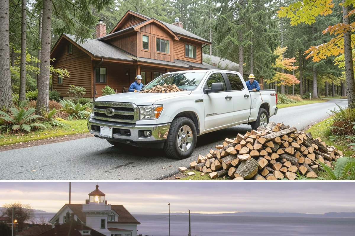 Firewood Restocking in Mukilteo, Snohomish County, WA - Set up restocking before winter so your automatic refills carry you through the coldest, wettest months.