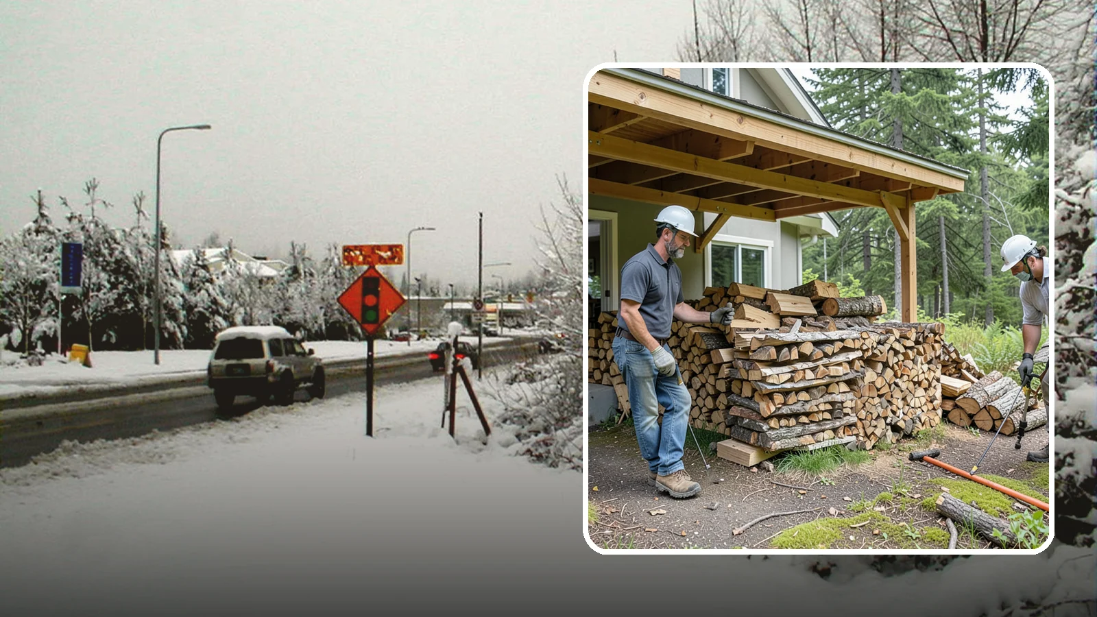 Firewood Restocking in Newcastle, King County, WA - We monitor and refill your firewood supply on a recurring basis so you never run out during the heating season.