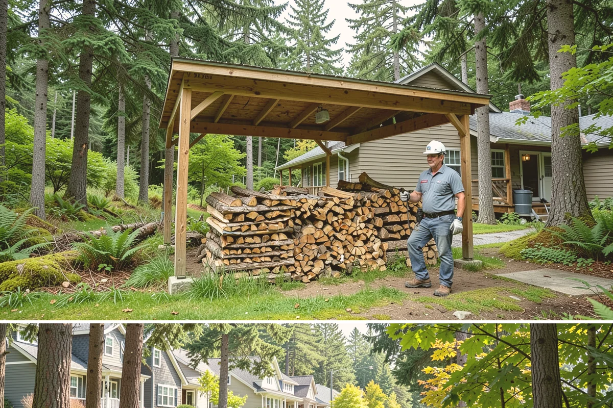 Firewood Restocking in Normandy Park, King County, WA - Set up restocking before winter so your automatic refills carry you through the coldest, wettest months.