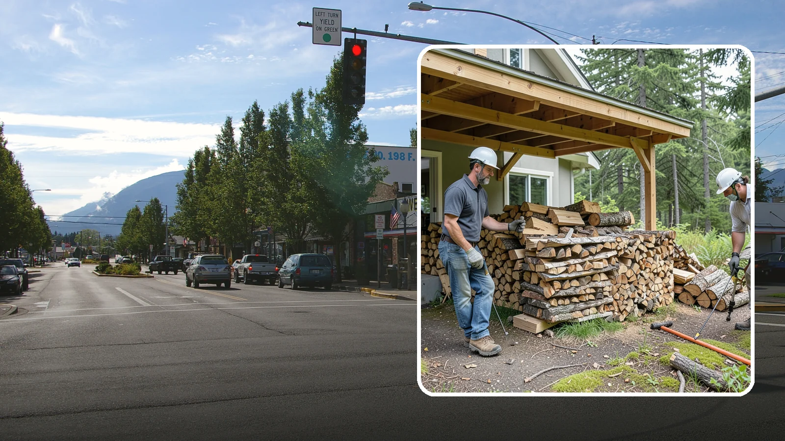 Firewood Restocking in North Bend, King County, WA - We monitor and refill your firewood supply on a recurring basis so you never run out during the heating season.