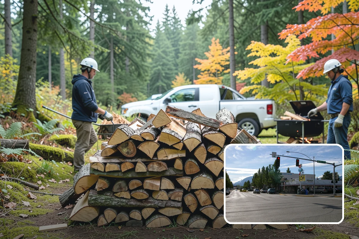 Firewood Restocking in North Bend, King County, WA - Never run out during the cold season