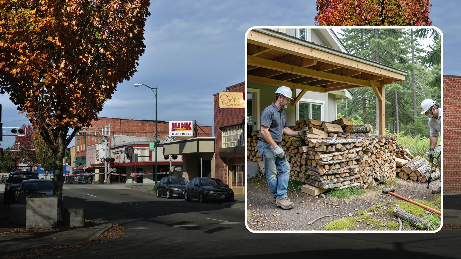Firewood Restocking in Puyallup, Pierce County, WA - We monitor and refill your firewood supply on a recurring basis so you never run out during the heating season.