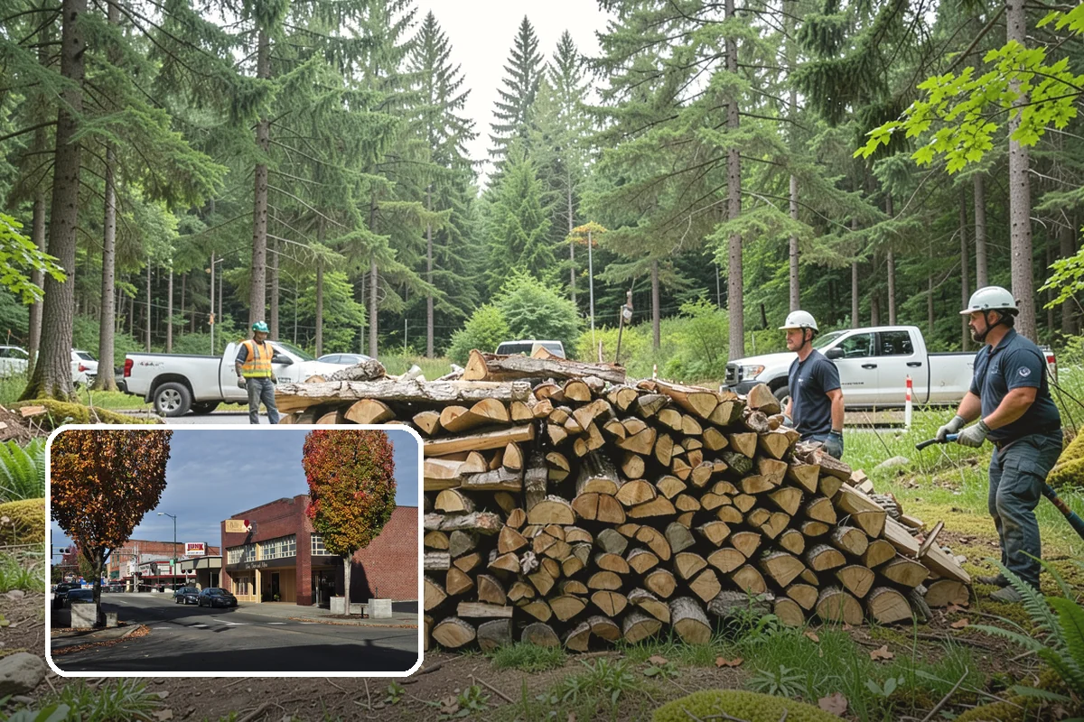 Firewood Restocking in Puyallup, Pierce County, WA - Never run out during the cold season