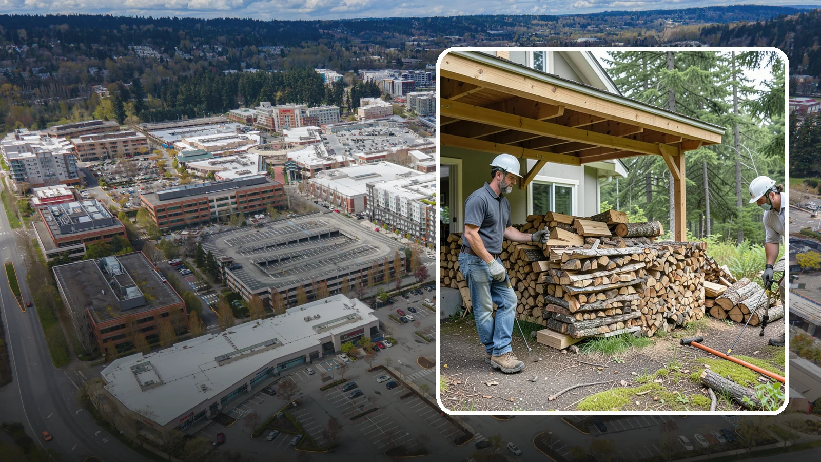 Firewood Restocking in Redmond, King County, WA - We monitor and refill your firewood supply on a recurring basis so you never run out during the heating season.
