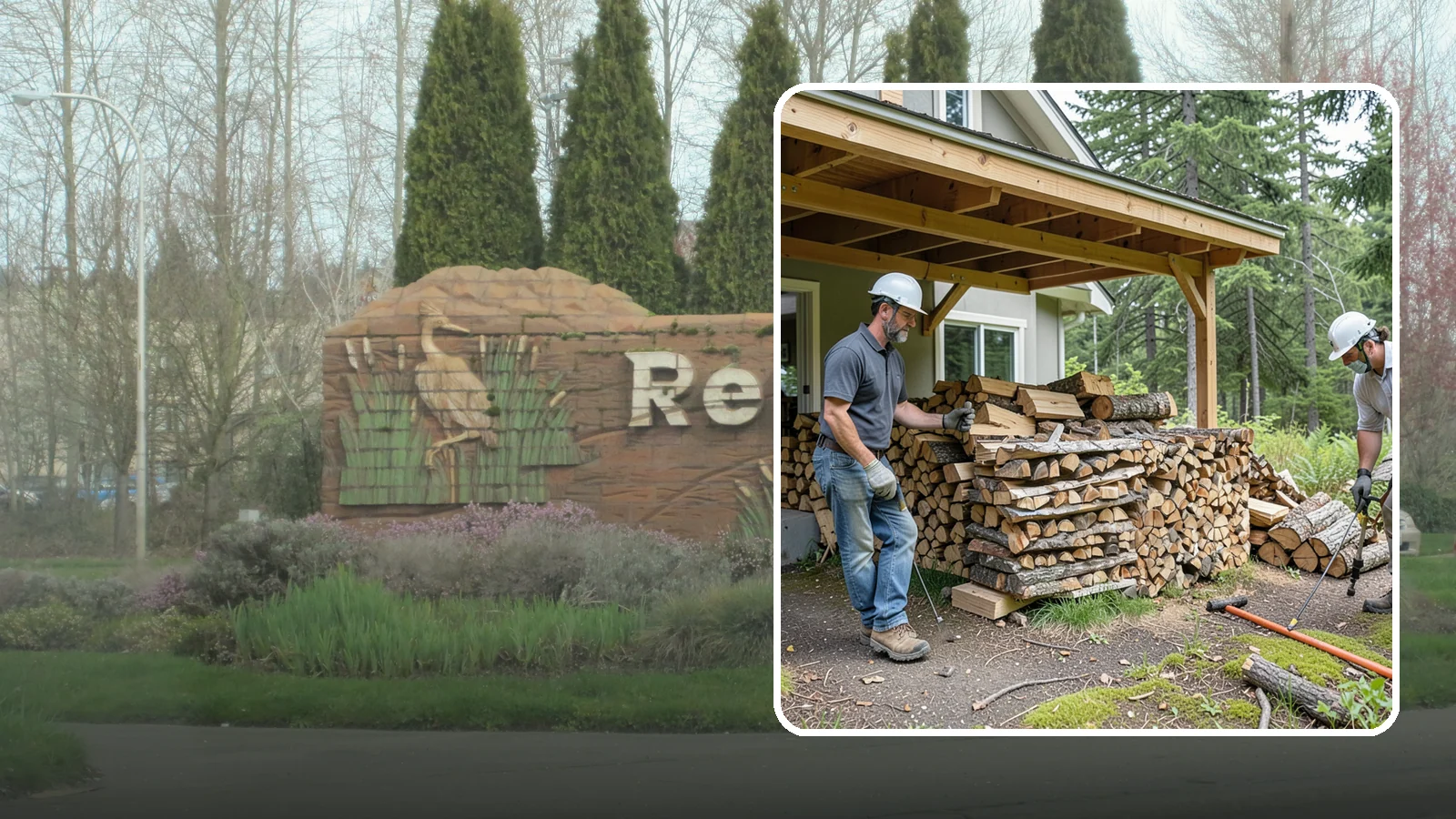 Firewood Restocking in Renton, King County, WA - We monitor and refill your firewood supply on a recurring basis so you never run out during the heating season.