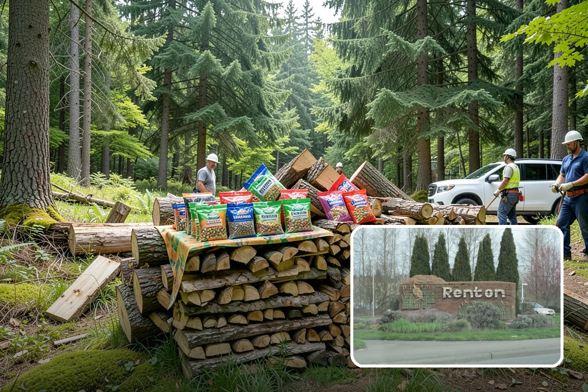 Firewood Restocking in Renton, King County, WA - Never run out during the cold season