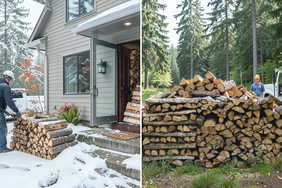Firewood Restocking in Renton, King County, WA - We estimate how quickly you go through wood