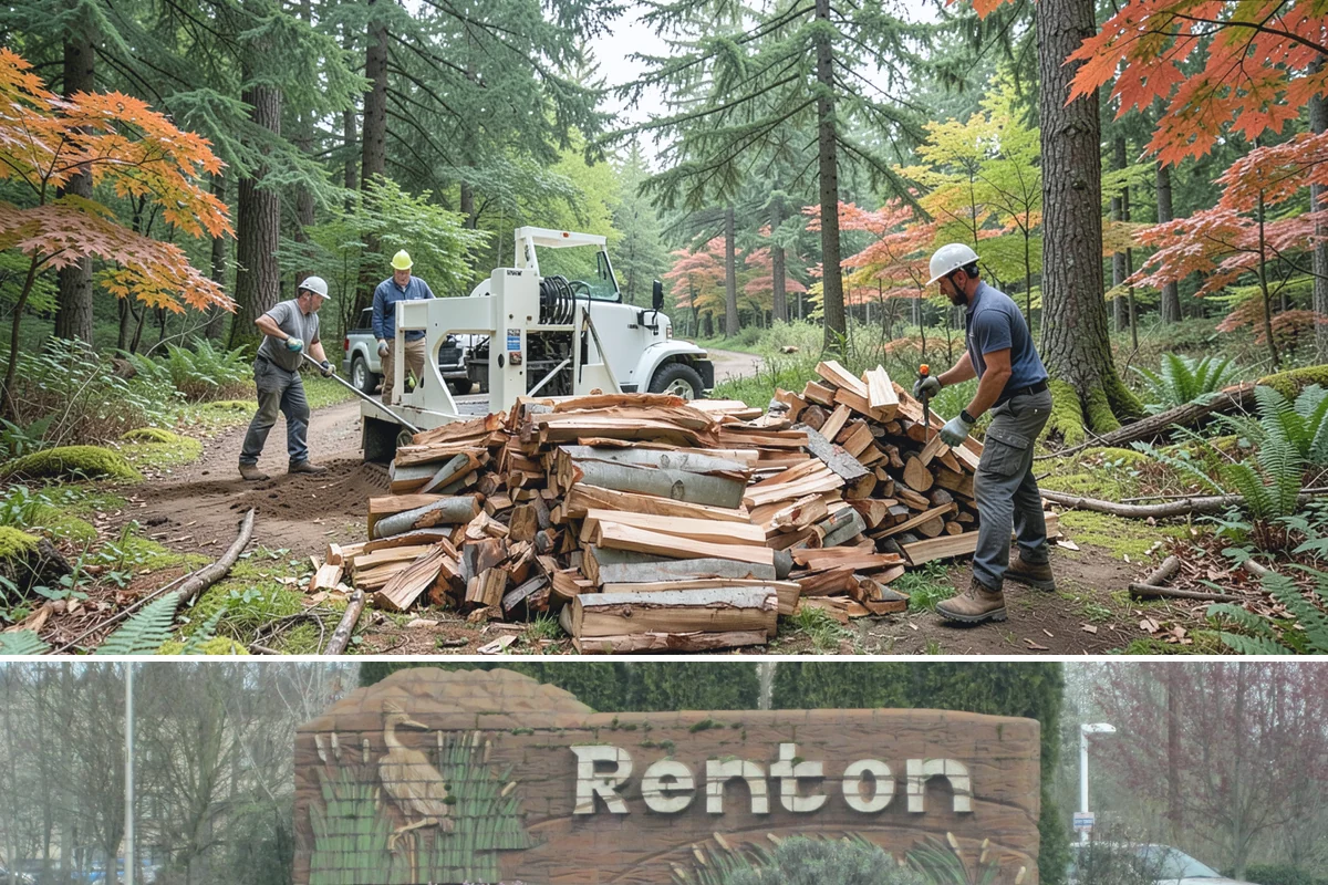 Firewood Restocking in Renton, King County, WA - Set up restocking before winter so your automatic refills carry you through the coldest, wettest months.