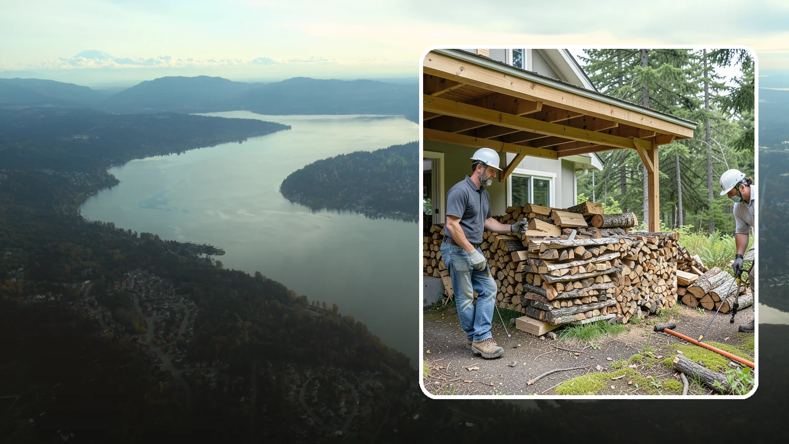 Firewood Restocking in Sammamish, King County, WA - We monitor and refill your firewood supply on a recurring basis so you never run out during the heating season.