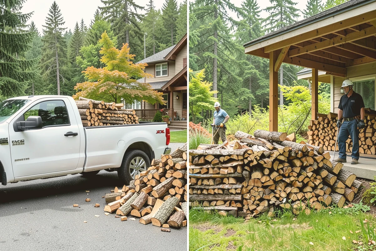 Firewood Restocking in Sammamish, King County, WA - We estimate how quickly you go through wood